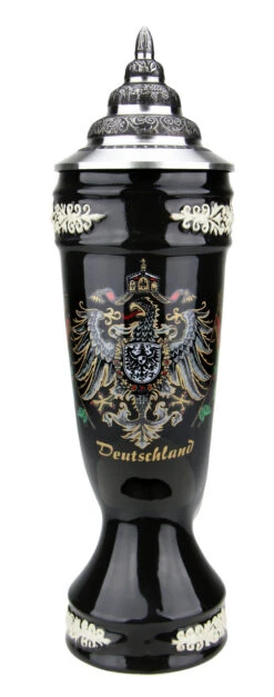 Deutschland Drinking Horn Beer Stein -German Beer Steins Sales Store Deutschland Drinking Horn Beer Stein K2991SD FNT SM 78498.1541096891