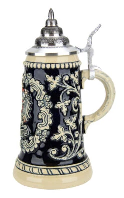 Deutschland Eagle Cobalt Beer Stein 5 Deutschland Eagle Cobalt Beer Stein -German Beer Steins Sales Store Deutschland Eagle Cobalt Beer Stein K455RAC RS SM 07956.1479247973