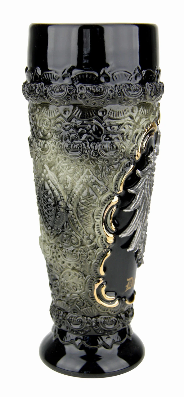 Deutschland Eagle Crest Relief Stoneware Wheat Beer Cup 3 Deutschland Eagle Crest Relief Stoneware Wheat Beer Cup - Image 3