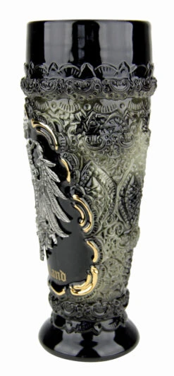 Deutschland Eagle Crest Relief Stoneware Wheat Beer Cup 9 Deutschland Eagle Crest Relief Stoneware Wheat Beer Cup -German Beer Steins Sales Store Deutschland Eagle Crest Relief Stoneware Wheat Beer Cup K155SZA RS SM 27578.1550677114