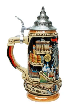 Deutschland Eagle Panorama Beer Stein -German Beer Steins Sales Store Deutschland Eagle Panorama Beer Stein LS SM 35834.1598794103