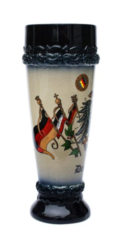 Deutschland Eagle Stoneware Wheat Beer Cup 5 Deutschland Eagle Stoneware Wheat Beer Cup -German Beer Steins Sales Store Deutschland Eagle Stoneware Wheat Beer Cup K154BL RS SM 37603.1550678361