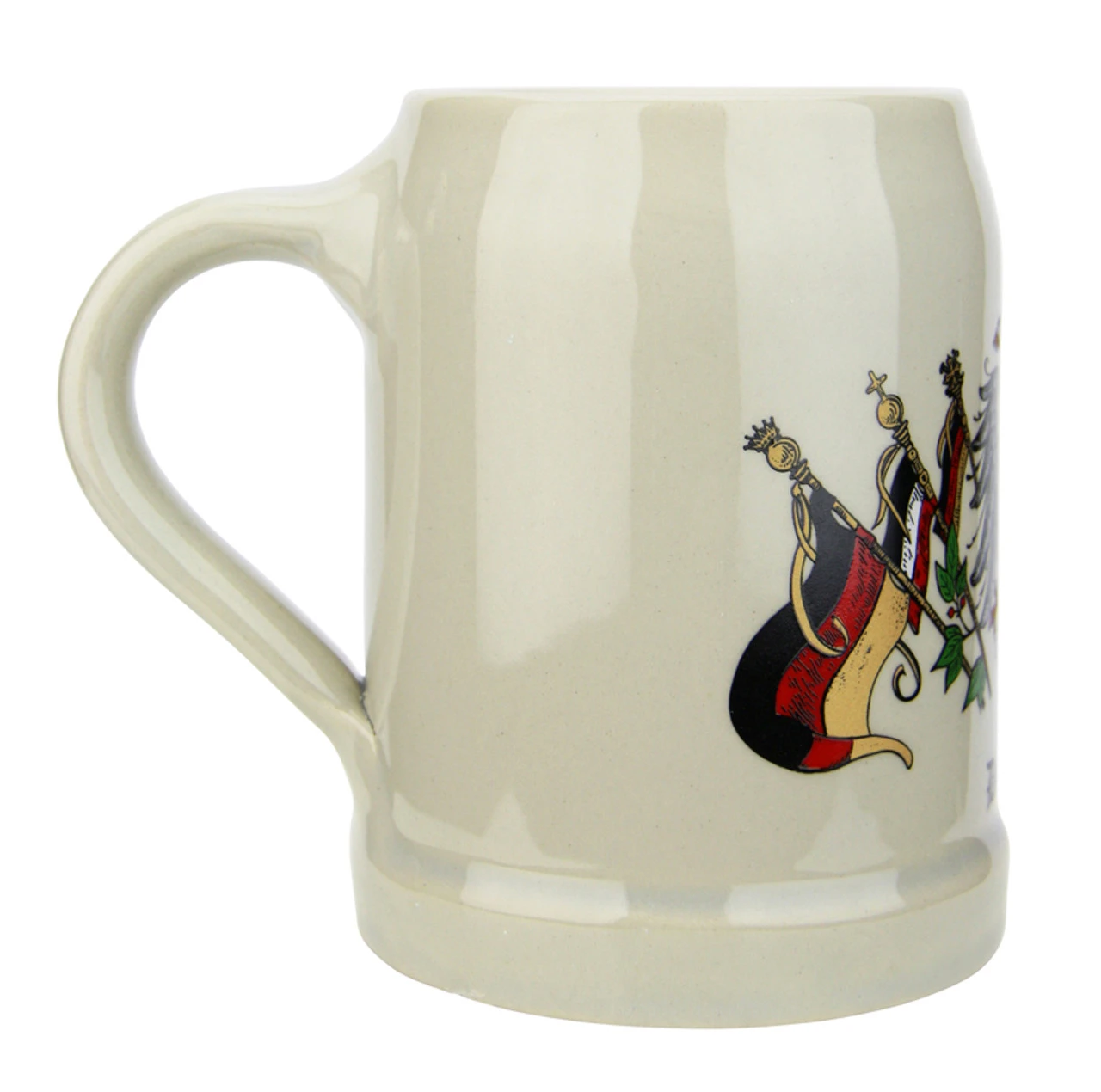 Deutschland Flag Crest Stoneware Beer Mug 0.5 Liter 3 Deutschland Flag Crest Stoneware Beer Mug 0.5 Liter - Image 3
