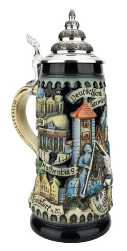 Deutschland Germany Jousting Knights Beer Stein 9 Deutschland Germany Jousting Knights Beer Stein -German Beer Steins Sales Store Deutschland Germany Jousting Knights Beer Stein Full Color K1111BL LA SM 99950.1618259157