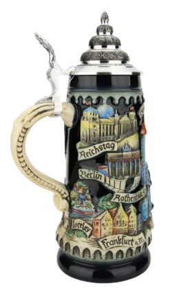 Deutschland Germany Jousting Knights Beer Stein 8 Deutschland Germany Jousting Knights Beer Stein -German Beer Steins Sales Store Deutschland Germany Jousting Knights Beer Stein Full Color K1111BL LS SM 56241.1618259228