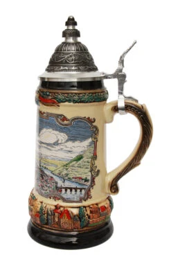 Deutschland Heidelberg Panorama Beer Stein 5 Deutschland Heidelberg Panorama Beer Stein -German Beer Steins Sales Store Deutschland Heidelberg Panorama Beer Stein ZB1413906H RS SM 04473.1447878515