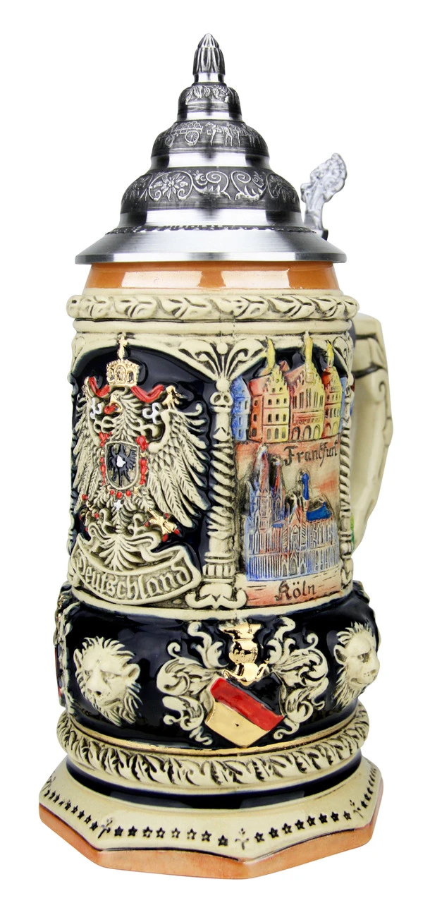 Deutschland Octagon Beer Stein | 0.75 Liter 5 Deutschland Octagon Beer Stein | 0.75 Liter - Image 5