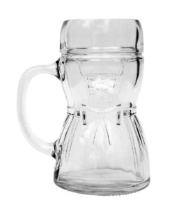 Dirndl Glass Beer Mug 0.5 Liter -German Beer Steins Sales Store Dirndl Glass Beer Mug 0.5 Liter GS200006 Back SM 66744.1433346866