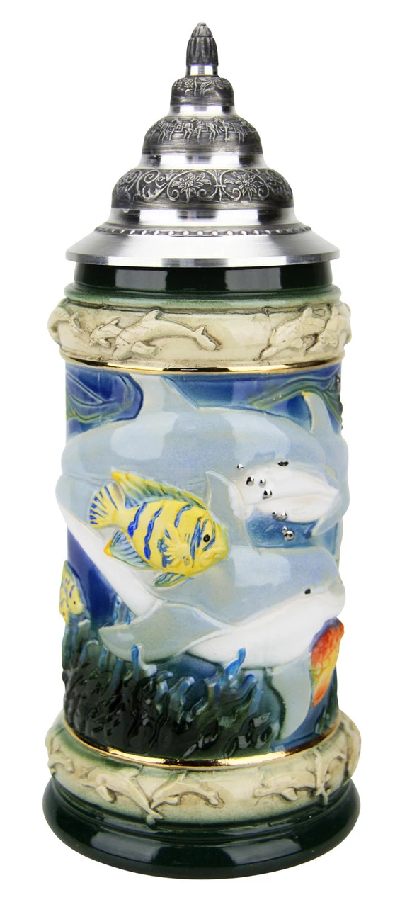 Dolphin Beer Stein 3 Dolphin Beer Stein - Image 3