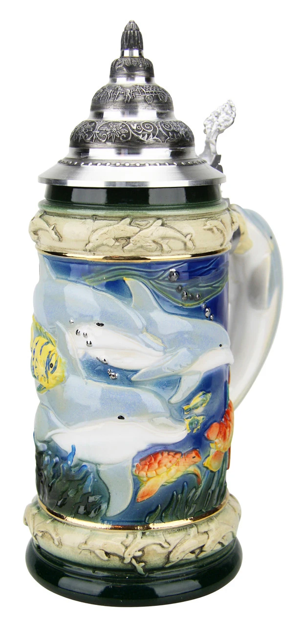 Dolphin Beer Stein 2 Dolphin Beer Stein - Image 2