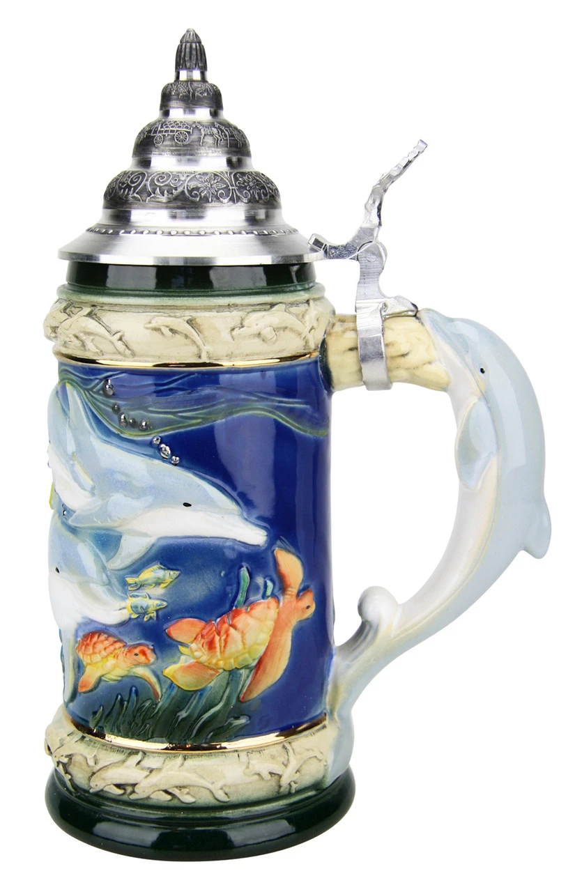 Dolphin Beer Stein 1 Dolphin Beer Stein
