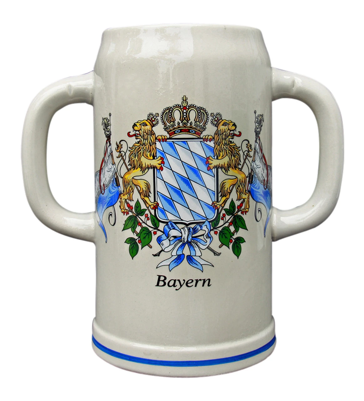 Double Handle Bavaria 2 Liter Stoneware Mug