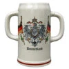 Double Handle Deutschland 2 Liter Stoneware Mug