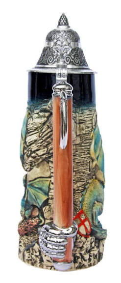 Dragon Beer Stein -German Beer Steins Sales Store Dragon Beer Stein KT4000BZ Back SM 80451.1401396054