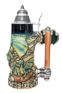 Dragon Beer Stein -German Beer Steins Sales Store Dragon Beer Stein KT4000BZ RS SM 80319.1401396059