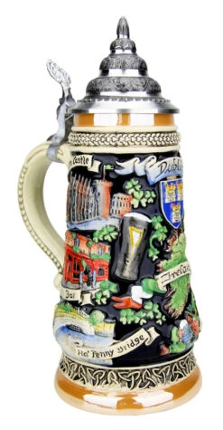 Dublin Ireland Beer Stein -German Beer Steins Sales Store Dublin Ireland German Beer Stein K303DUB LA SM 16749.1542152201