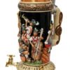 Fest Krug Oompah Band Musical Beer Stein With Working Beer Taps