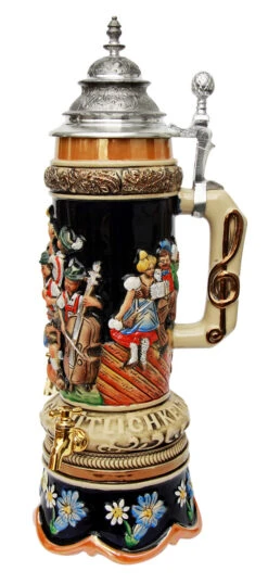Fest Krug Oompah Band Musical Beer Stein With Working Beer Taps -German Beer Steins Sales Store Ein Prosit Der Gemutlichkeit Musical Beer Stein with Working Taps K4016 RS SM 48497.1463776125