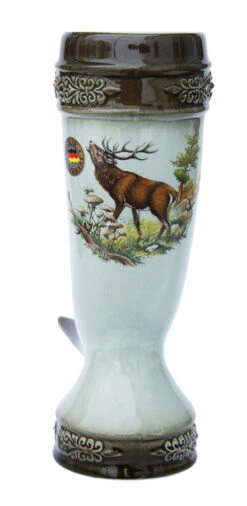 Elk Drinking Horn With Handle -German Beer Steins Sales Store Elk Hunting Drinking Horn K290 FNT SM 53912.1401396258