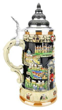 England Panorama Beer Stein -German Beer Steins Sales Store England Panorama Beer Stein K309EN LS SM 01225.1586805339