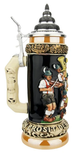 Fest Krug Oompah Band Beer Stein 7 Fest Krug Oompah Band Beer Stein -German Beer Steins Sales Store Fest Krug Oompah Band Beer Stein K012BL LS SM 83953.1650298859