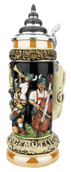 Fest Krug Oompah Band Beer Stein 9 Fest Krug Oompah Band Beer Stein -German Beer Steins Sales Store Fest Krug Oompah Band Beer Stein K012BL RA SM 40919.1650298733