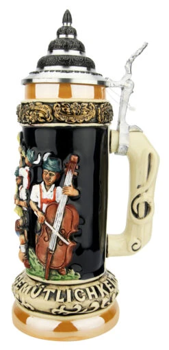 Fest Krug Oompah Band Beer Stein 8 Fest Krug Oompah Band Beer Stein -German Beer Steins Sales Store Fest Krug Oompah Band Beer Stein K012BL RS SM 29735.1650298861