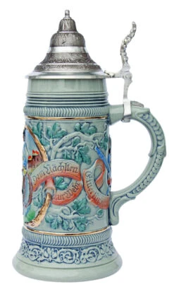 Fireman Beer Stein -German Beer Steins Sales Store Fireman Beer Stein K3019SG RS SM 27041.1401396395