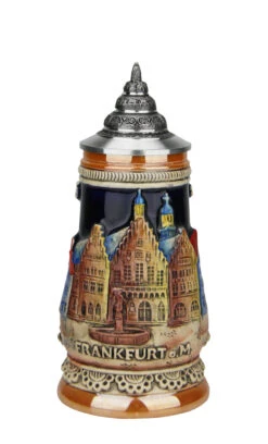 Frankfurt Mini German Beer Stein | 0.125 Liter -German Beer Steins Sales Store Frankfurt Mini German Beer Stein 0.125 Liter K305F125 FNT SM 14381.1553549387