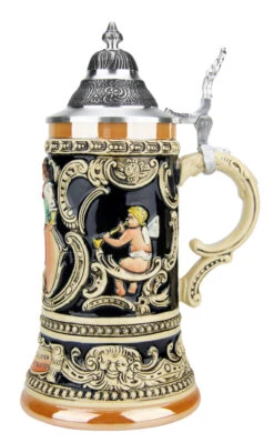 Friedolin | Drunken Student Beer Stein 9 Friedolin | Drunken Student Beer Stein -German Beer Steins Sales Store Friedolin Drunken Student Beer Stein KT1341BZ RS SM 65265.1490912660