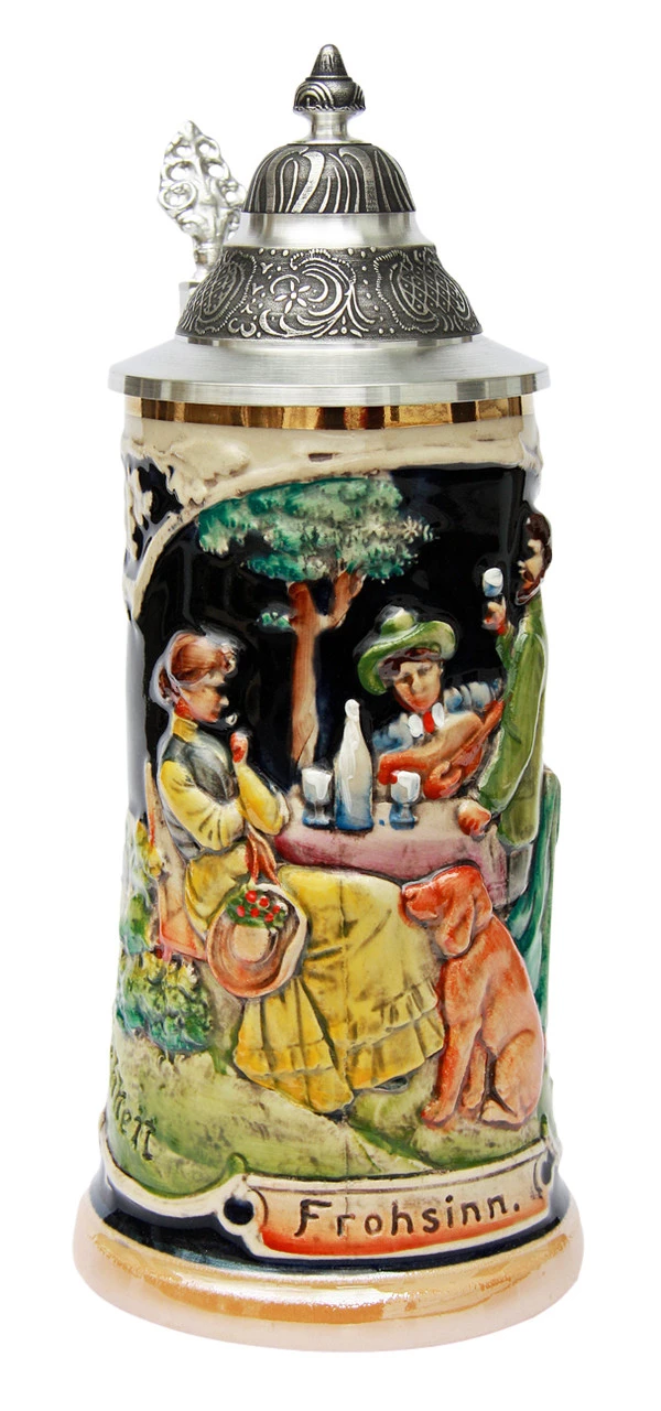 Gemuetlichkeit Reproduction German Beer Stein 2 Gemuetlichkeit Reproduction German Beer Stein - Image 2