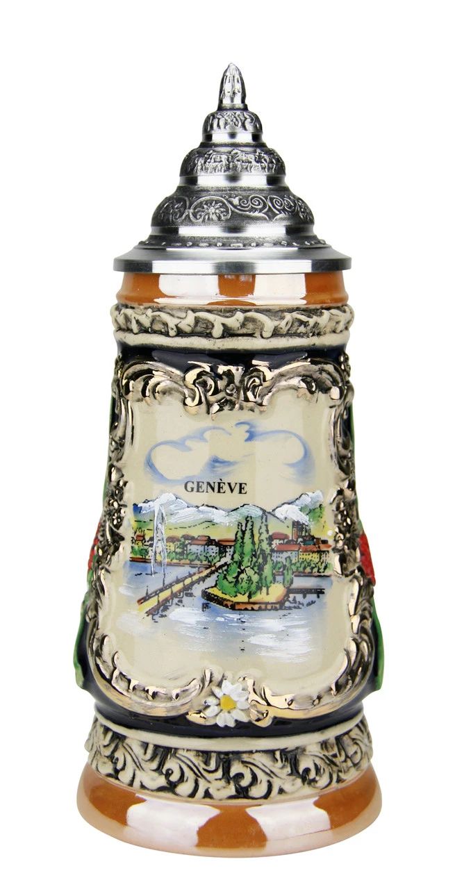 Geneva Switzerland German Beer Stein | 0.25 Liter - Image 2