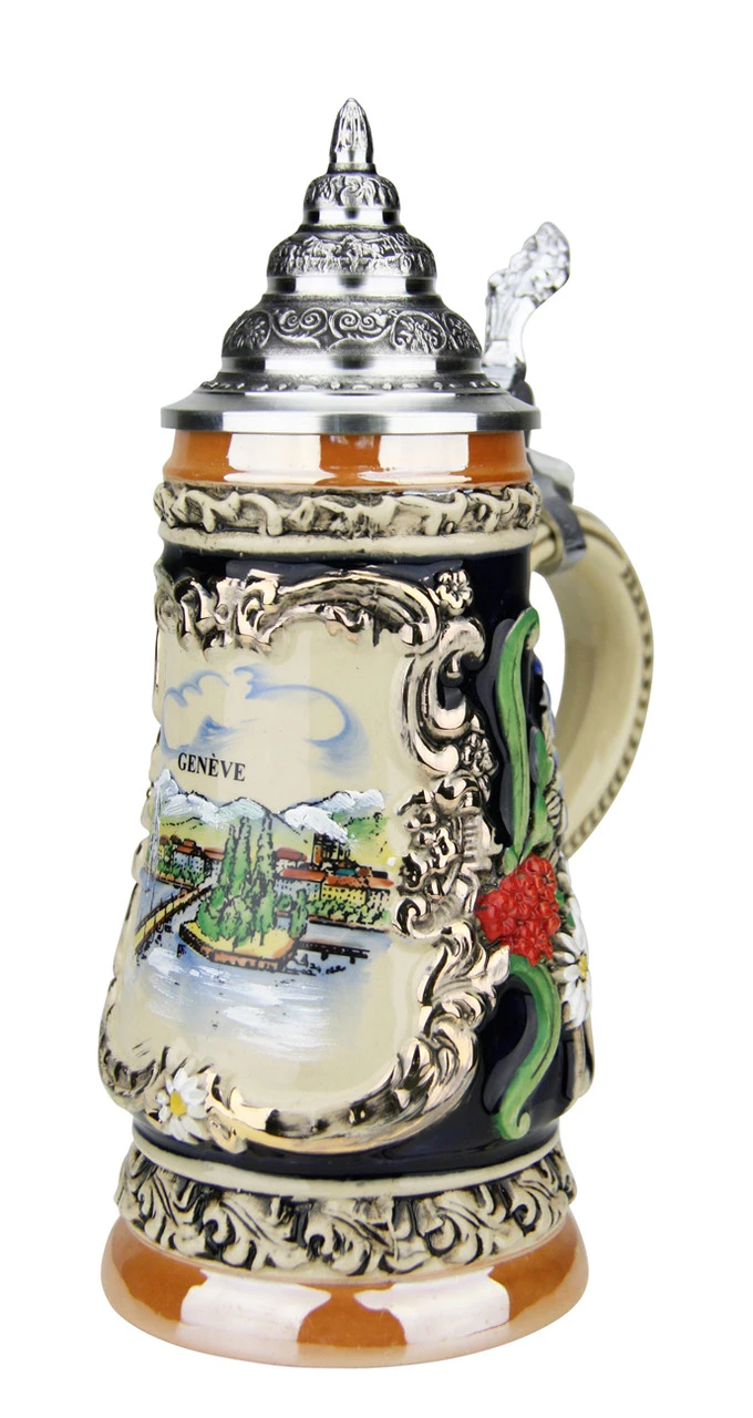 Geneva Switzerland German Beer Stein | 0.25 Liter - Image 3
