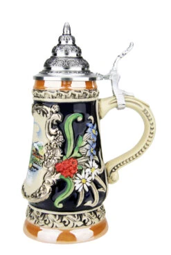 Geneva Switzerland German Beer Stein | 0.25 Liter -German Beer Steins Sales Store Geneva Switzerland German Beer Stein 0.25 Liter K709G RS SM 51074.1554758323