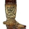 German Ceramic Beer Boot 0.5 Liter Rustic