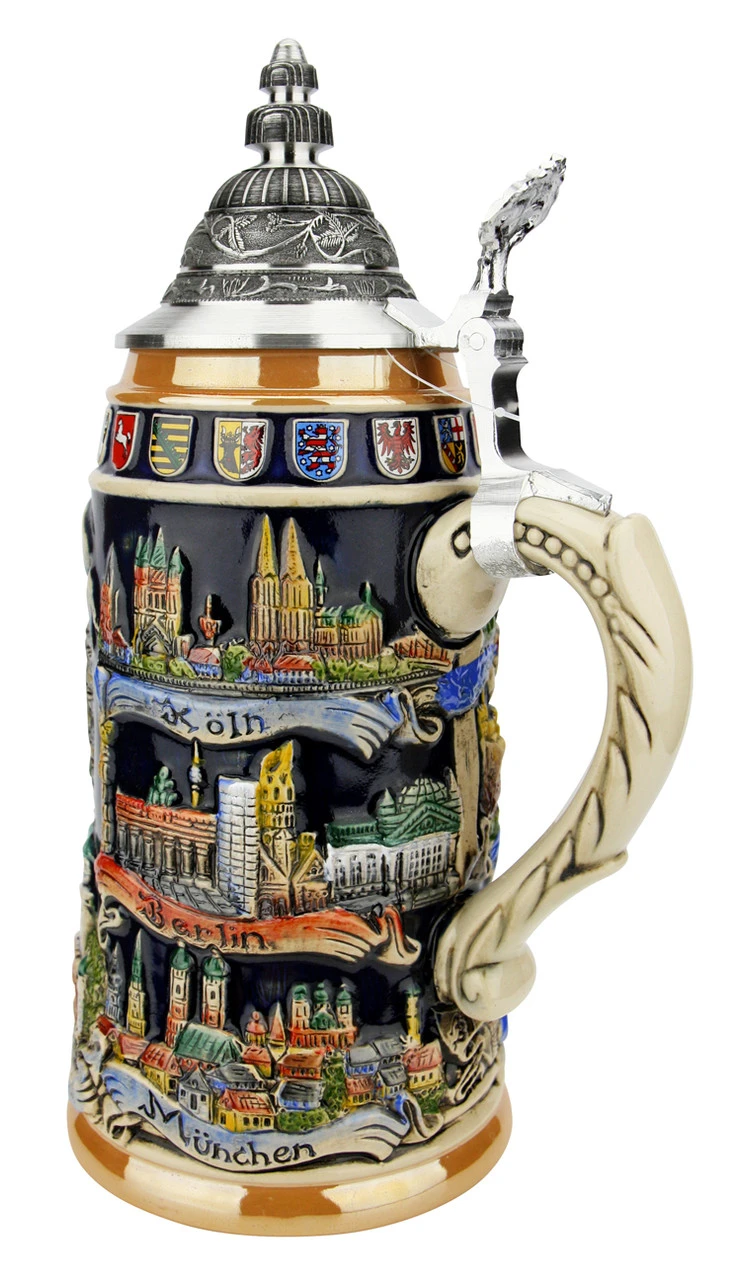 German Cities Beer Stein 4 German Cities Beer Stein - Image 4