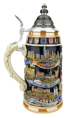 German Cities Beer Stein 8 German Cities Beer Stein -German Beer Steins Sales Store German Cities Beer Stein ZB1941996 LS SM 37801.1618348409