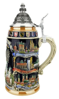 German Cities Beer Stein 10 German Cities Beer Stein -German Beer Steins Sales Store German Cities Beer Stein ZB1941996 RS SM 21436.1618348357