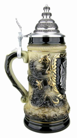 German Eagle Beer Stein -German Beer Steins Sales Store German Eagle Beer Stein ZB1423606N LS SM 28450.1511040011