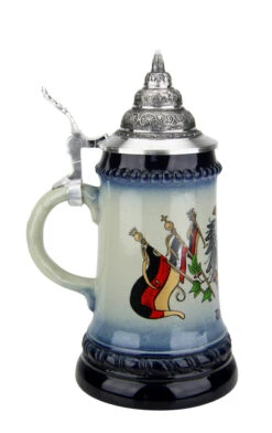 German Eagle And Crown Coat Of Arms Beer Stein | 0.25 Liter 6 German Eagle And Crown Coat Of Arms Beer Stein | 0.25 Liter -German Beer Steins Sales Store German Eagle and Crown Coat of Arms Beer Stein 0.25 Liter K451BLD25 LS SM 10854.1554758900