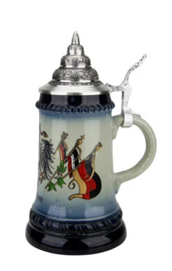 German Eagle And Crown Coat Of Arms Beer Stein | 0.25 Liter 7 German Eagle And Crown Coat Of Arms Beer Stein | 0.25 Liter -German Beer Steins Sales Store German Eagle and Crown Coat of Arms Beer Stein 0.25 Liter K451BLD25 RS SM 59230.1554758930