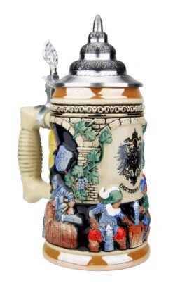 Medieval German Knights Beer Stein