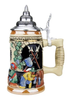 Medieval German Knights Beer Stein -German Beer Steins Sales Store German Knights Beer Stein K725K RS SM 14513.1511888305