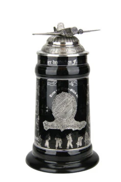 German Paratrooper History Beer Stein