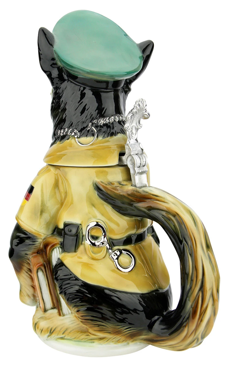 German Shepherd Police Dog Beer Stein 4 German Shepherd Police Dog Beer Stein - Image 4
