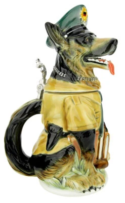 German Shepherd Police Dog Beer Stein 9 German Shepherd Police Dog Beer Stein -German Beer Steins Sales Store German Shepherd Police Dog Beer Stein K8005 LS SM 13168.1697742058