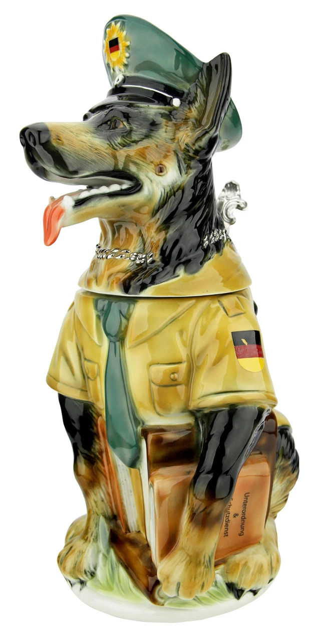 German Shepherd Police Dog Beer Stein 3 German Shepherd Police Dog Beer Stein - Image 3