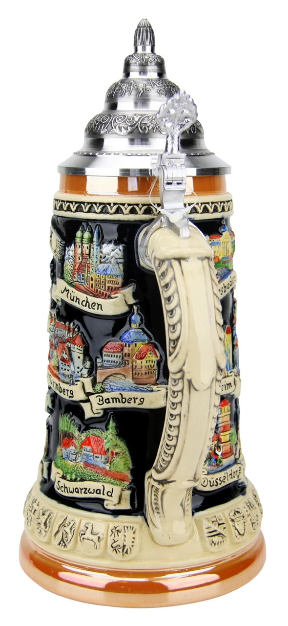 German Traveler Beer Stein 4 German Traveler Beer Stein - Image 4