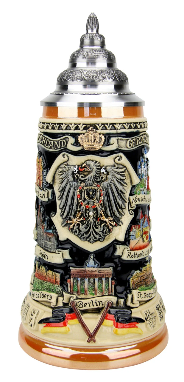 German Traveler Beer Stein 2 German Traveler Beer Stein - Image 2