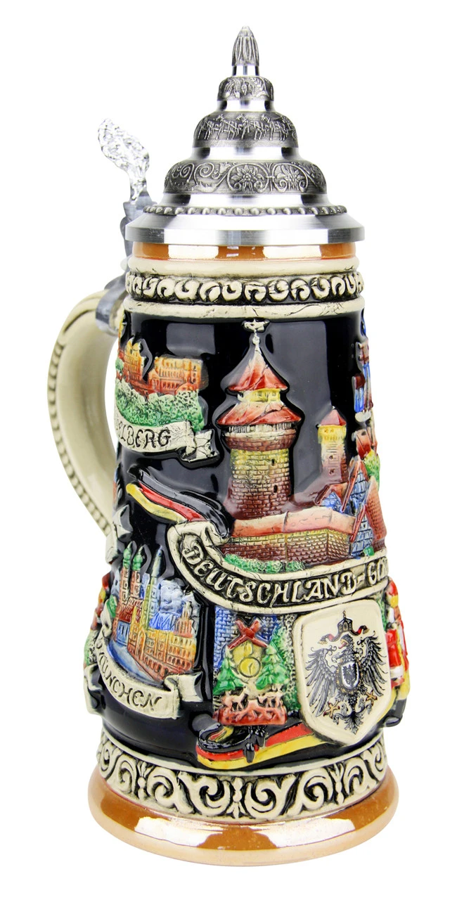 Germany Travel Destinations Beer Stein 1 Germany Travel Destinations Beer Stein